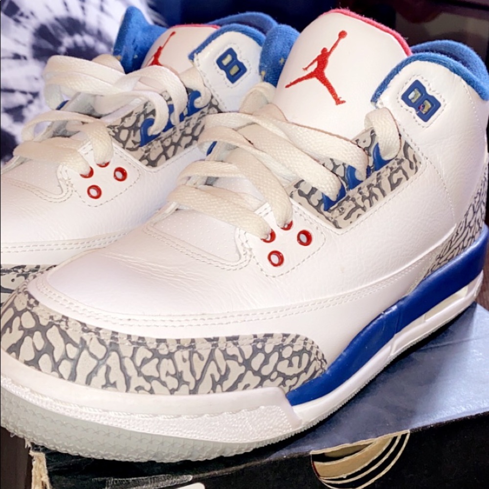 air jordan 3 retro “true blue” sneakers